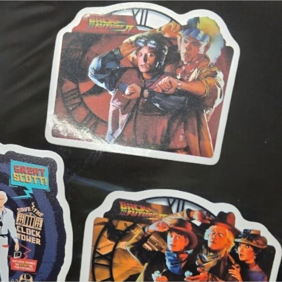 Back to the Future Sticker Set Waterproof Decals Variety Pack Iconic Movie Fans - Picture 4 of 6